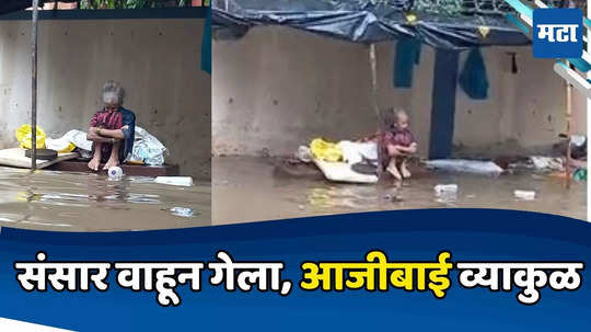 Old Lady Crying VIDEO : डोकं गुडघ्यावर, संसार उघड्यावर; लाकडी फळीवर बसून रडणाऱ्या आजींचा मन हेलावणारा व्हिडिओ