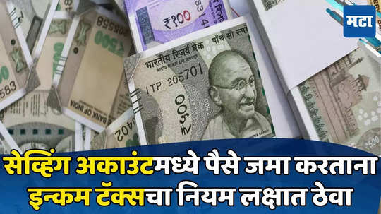 Savings Account: बचत खात्यात कितीही पैसे ठेवा, पण एका गोष्टीची विशेष काळजी घ्या... नाहीतर आयकराची नोटीस आलीच समजा