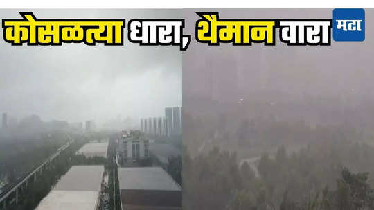 Mumbai Rains : मुंबईसह ठाणे, विरार नवी मुंबईत पावसाचा जोर; लोकल वाहतूक मंदावली, दिवसभर मुसळधार