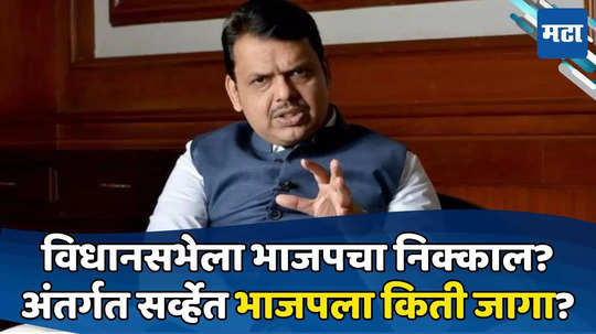 Maharashtra BJP: विधानसभेतही भाजपचा धुव्वा? जागांमध्ये मोठी घट होणार, अंतर्गत सर्व्हेनं वाढली चिंता