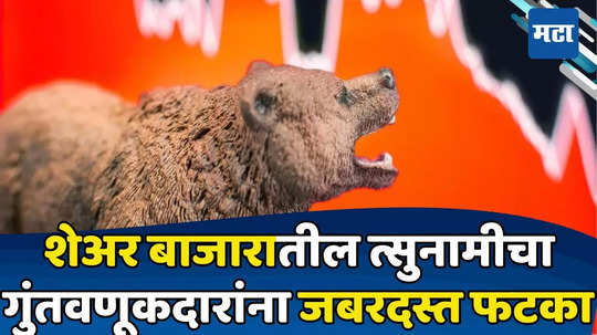 Share Market Crash: ‘बुल रन’चा फुगा फुटला! TATA तोट्यात तर या शेअर्सनी मार्केटला घातले खड्ड्यात, हवालदिल गुंतवणूकदार