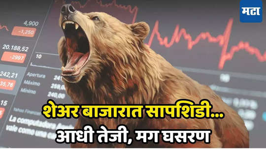 Stock Market Opening: शेअर बाजारात तेजी-मंदीचा खेळ... कालच्या तेजीनंतर सेन्सेक्स-निफ्टी जोरदार आपटले