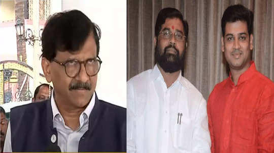 Sanjay Raut : बंदर का बेटा... शिंदे नाक घासत म्हणाले लेकाचं हॉस्पिटल चालत नाहीये, ठाकरेंनी खासदार केला, संजय राऊतांचा निशाणा