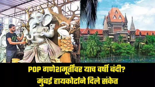 POP Ganesh Murti Banned: POP गणेशमूर्तींवर याच वर्षी बंदी? मुंबई हायकोर्टाने दिले संकेत, दुपारी पुन्हा सुनावणी