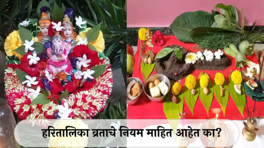 Hartalika Puja Rules: हरतालिका व्रत करताय, लक्षात ठेवा हे नियम ! पूजा होईल सफल !