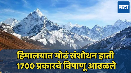 हिमालयात आढळले 1700 प्रकारचे विषाणू, एक विषाणू 11 हजार वर्ष जुना