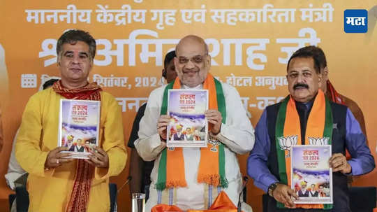 Amit Shah: ‘कलम ३७०’ इतिहासजमा! अमित शहांची ठाम भूमिका; जम्मू-काश्मीर विधानसभेसाठी भाजपचा जाहीरनामा प्रसिद्ध