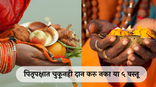 Pitru Paksha 2024 Daan : पितृपक्षात चुकूनही दान करु नका या ५ वस्तू! व्हाल कंगाल, उभा राहिल समस्यांचा डोंगर