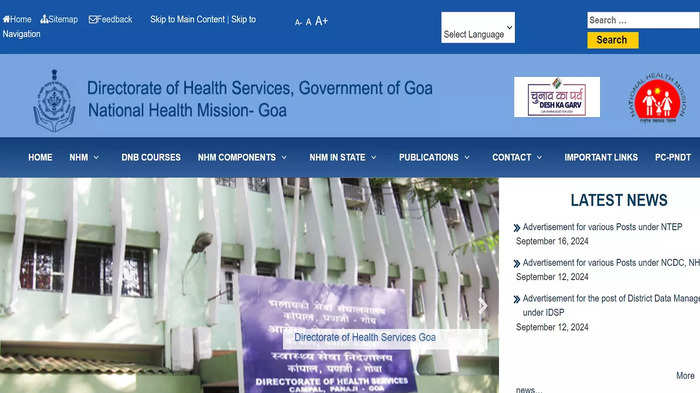 nhm goa recruitment 2024