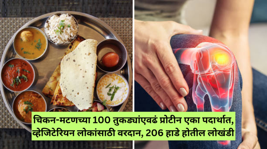 चिकन-मटणच्या 100 तुकड्यांएवढं प्रोटीन भरलंय या एका पदार्थात, व्हेजिटेरियन लोकांसाठी वरदान, 206 हाडे होतील लोखंडी