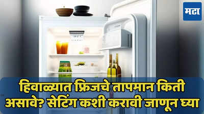 हिवाळ्यात फ्रिज किती नंबरवर ठेवायचे? तापमान कसे सेट करायचे? जाणून घ्या