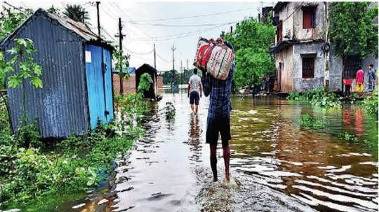 Odisha Flood: ‘दाना’मुळे ओडिशाला पुराचा फटका; बुधाबलंग, सोनो, कंसाबंसा नद्यांच्या पाणी पातळीत वाढ