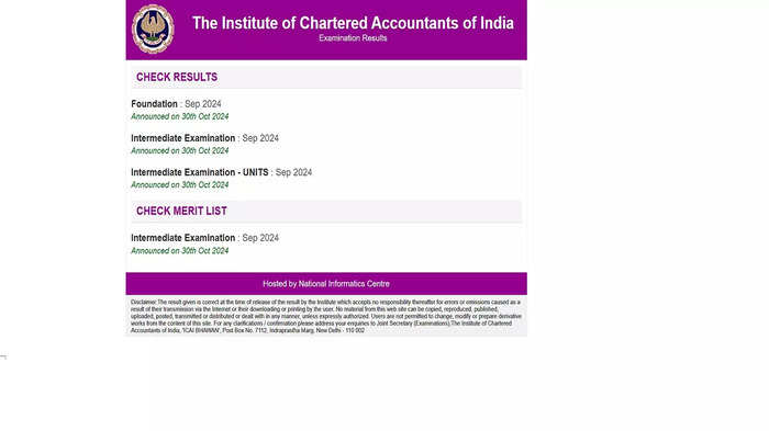 ca result september 2024