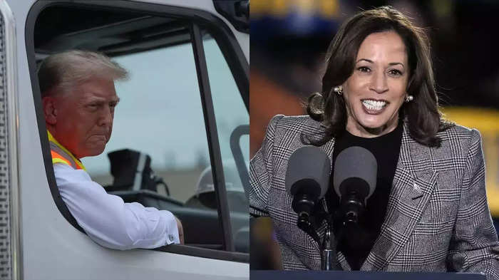 Donald Trump Kamala Harris.