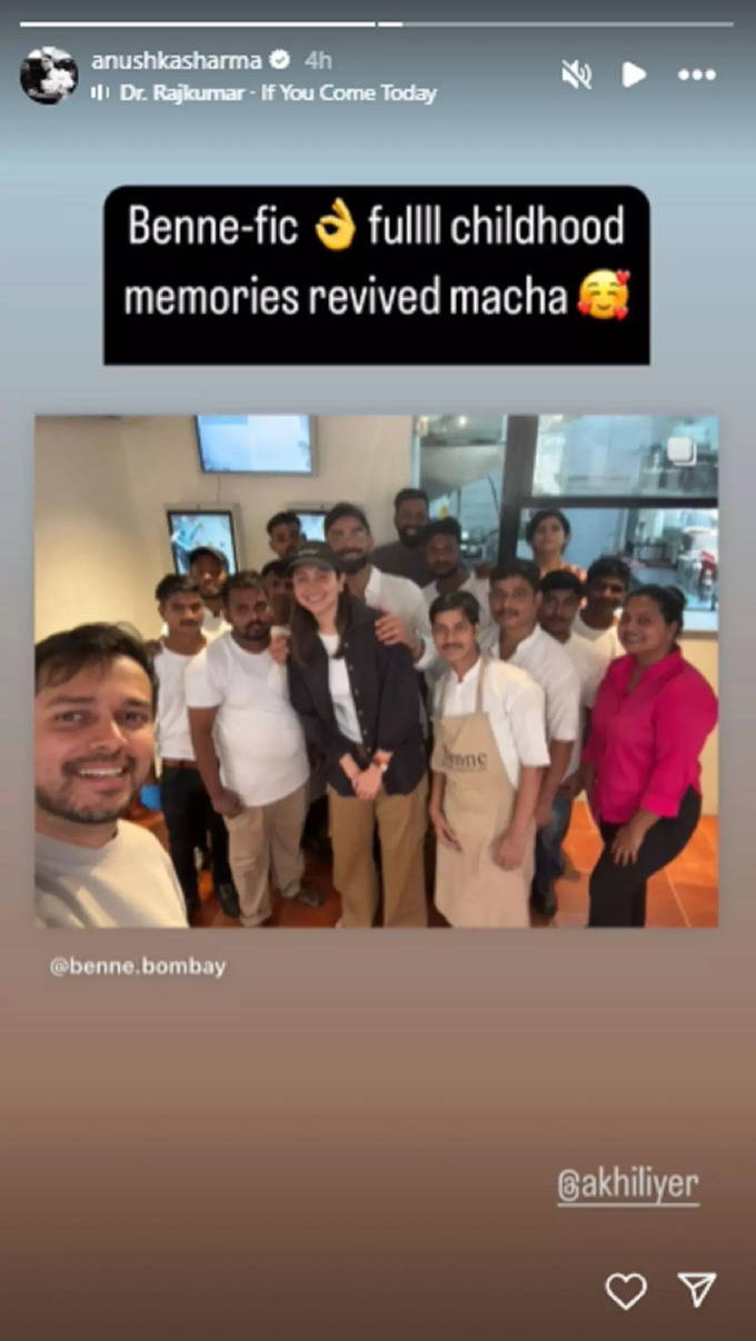 Anushka Sharma At Benne Bombay