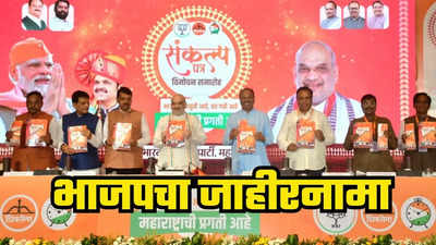 BJP Manifesto Maharashtra: विधानसभा निवडणुकीसाठी भाजपच्या जाहीरनाम्याची घोषणा, लाडकी बहीणच्या मानधनात वाढ, सर्व मुद्दे जाणून घ्या