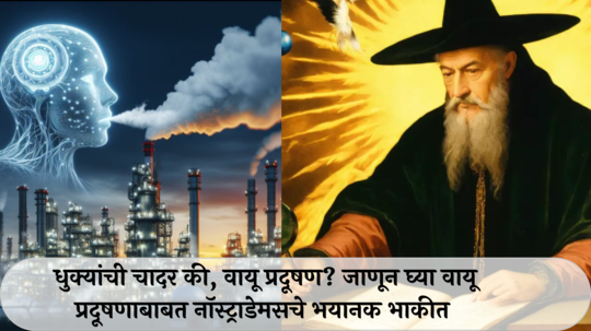 Nostradamus Prediction On Air Pollution : विनाश अटळ! धुक्यांची चादर की, वायू प्रदूषण? जाणून घ्या वायू प्रदूषणाबाबत नॉस्ट्राडेमसचे भयानक भाकीत