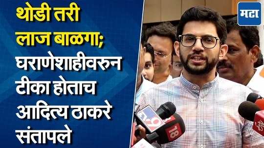 विरोधी पक्षनेतेपदाबद्दल प्रश्न, आदित्य ठाकरे म्हणाले, ४८ तास झाले कोण CM होतंय हे पाहूयात...!