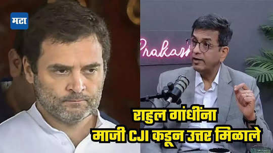 लोक गैरसमजात राहतात की न्यायालयांनी...; माजी CJI चंद्रचूड यांनी राहुल गांधींचे कान टोचले, PM मोदींच्या भेटीवर केले भाष्य