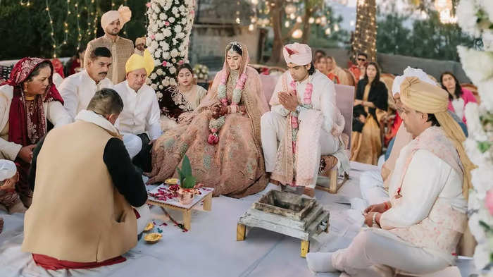 Neeraj Chopra and Himani Mor Wedding