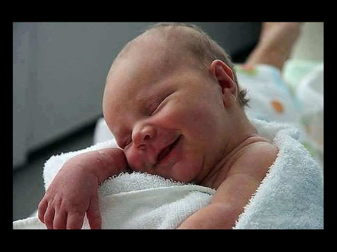 Cute Babies Smile While Sleeping Navbharat Times Photogallery