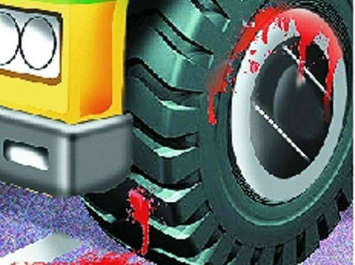 ट्रक-बाइक भिड़त में बीएसएफ जवान सहित तीन की मौत