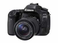 कैनन EOS 80D (EF-S 18-55mm f/3.5-f/5.6 IS STM किट लेंस) डिजिटल एसएलआर कैमरा