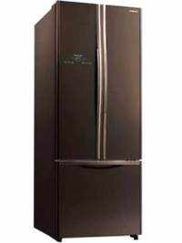 hitachi r wb550pnd2 gbw inverter 455 ltr side by side refrigerator