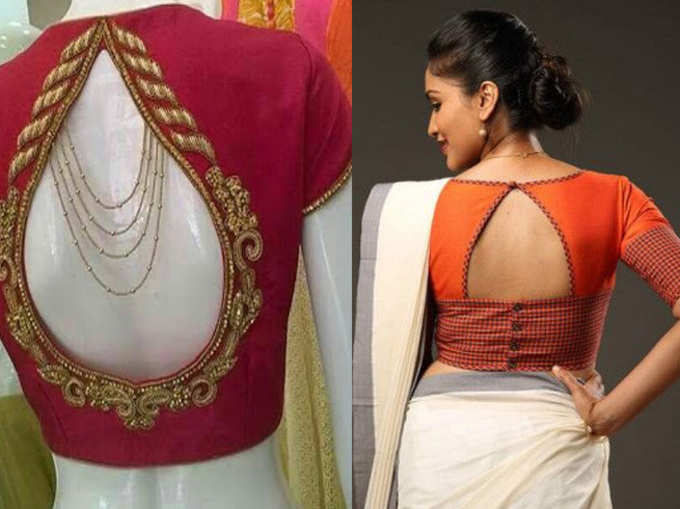 hot saree blouse designs of 2017 | Navbharat Times Photogallery