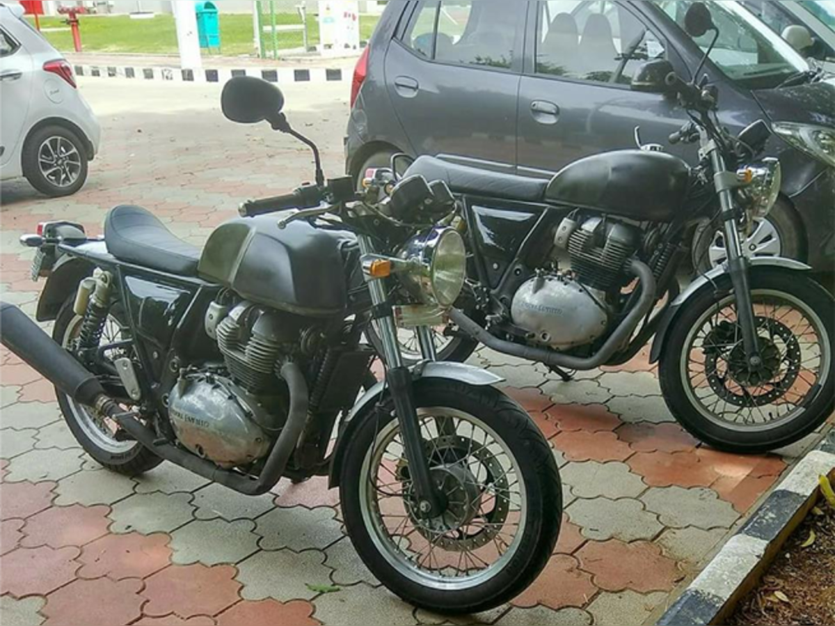 Royal Enfield द अलग ब ड स ट इल व ल 750स स र यल एनफ ल ड ब इक स क तस व र आई स मन द ख रह ह र ट र ल क 750cc Royal Enfield Bikes Retro Look Spied Navbharat Times