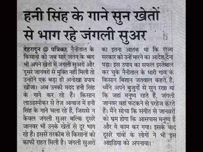 Hindi news paper