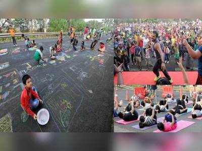 नवी मुंबई में हैपी स्ट्रीट्स का आयोजन, स्थानीय लोगों में दिखा उत्साह 