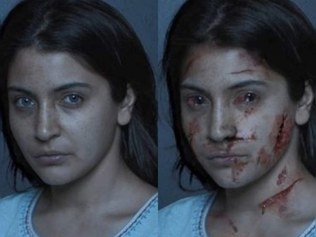 Pari Makeup पर क ल क क ल ए इस तरह ह आ अन ष क क म कअप This Is How Anushka Got Spooky Look In Pari Navbharat Times