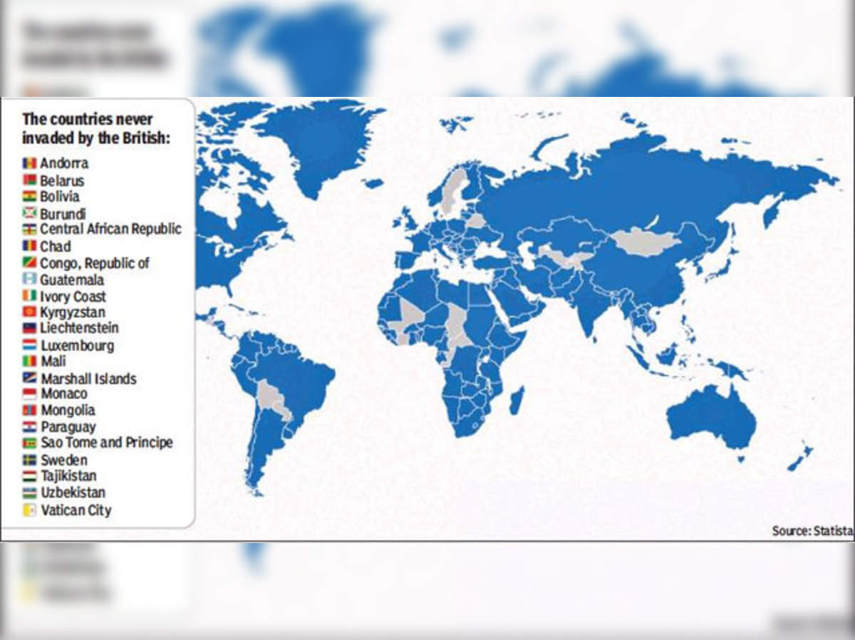 United Kingdom स र फ इन 22 द श पर ब र ट न न कभ नह क य र ज Only 22 Countries Haven T Been Invaded By Britain Navbharat Times