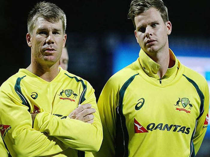 Ball Tampering Scandal Steve Smith David Warner Ban Is Hitch For Australia World Cup 2019 Mission ग द स छ ड छ ड स ट व स म थ ड व ड व र नर पर एक स ल क ब न ऑस ट र ल य क