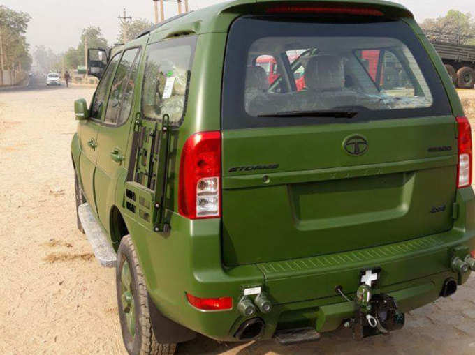 Tata Safari Storme Tata Safari Storme For Indian Army In Matte Green Color Is New Vehicle Navbharat Times Photogallery