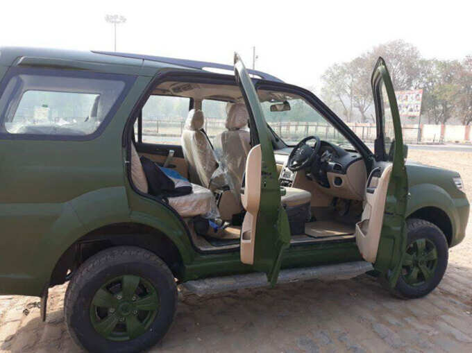 Tata Safari Storme Tata Safari Storme For Indian Army In Matte Green Color Is New Vehicle Navbharat Times Photogallery