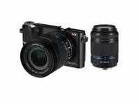 Samsung NX300 (18-55mm f/3.5-f/5.6 and 55-200mm Kit Lens) Mirrorless Camera