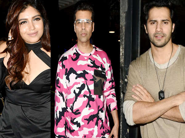 movie actress bhumi pednekars 29th birthday party with karan johar varun dhawan and others