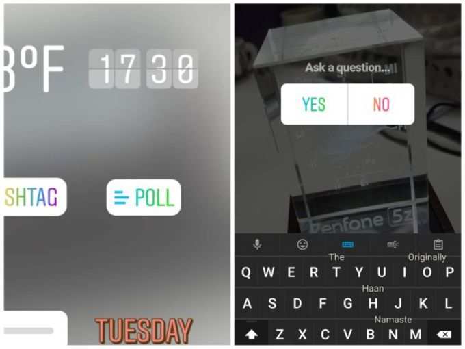 How To Add Soundtrack Use Emoji Slider Or Conduct Polls On Instagram Stories In Hindi इ स ट ग र म स ट र पर क स कर ऐड कर म य ज क प स ट प ल और इम ज स ल इडर Navbharat Times