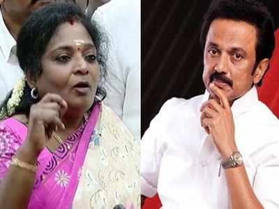 Image result for tamilisai soundararajan and stalin