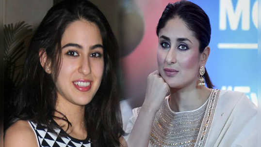 sara ali khan: 'करिनाचा काम करण्याचा अंदाज आवडतो'