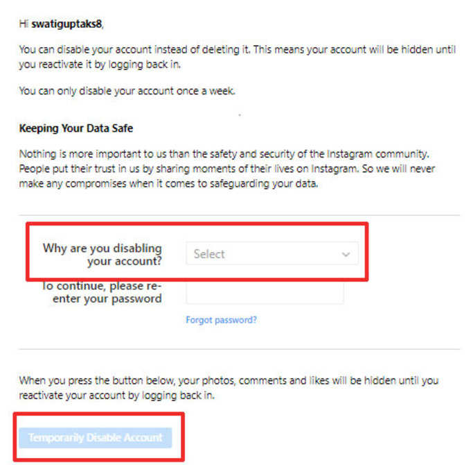 Deactivate Instagram Account Deactivate Instagram Account ऐस ब द कर अपन इ स ट ग र म अक उ ट How To Deactivate Instagram Account Navbharat Times