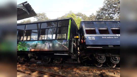 Matheran Mini train: वर्षाच्या शेवटच्या दिवशी माथेरान मिनी ट्रेन घसरली