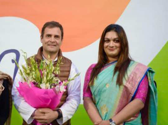 राहुल गांधी ने ट्रांसजेंडर अप्सरा रेड्डी को बनाया महिला कांग्रेस की राष्ट्रीय महासचिव 