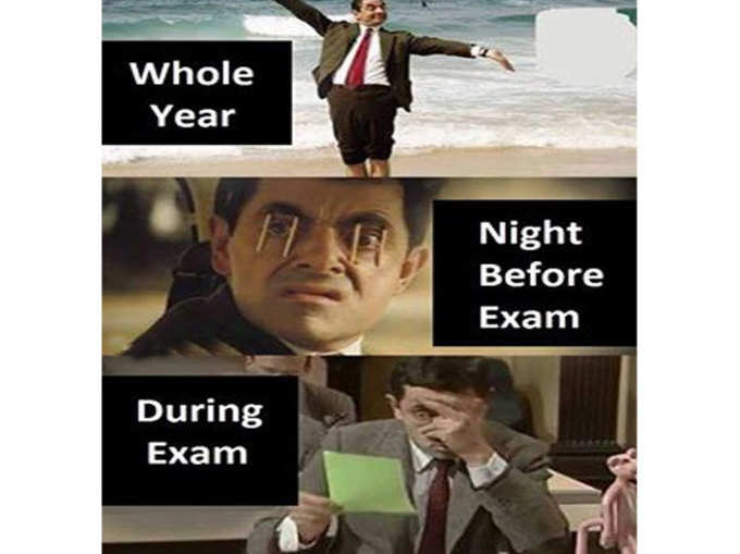 exam funny viral meme, देखिए: परीक्षाओं पर बने ये मीम्स हैं मजेदार - funny  memes and jokes based on exams - Navbharat Times