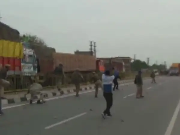 gujjar quota stir clash erupts between cops and protesters in rajasthan