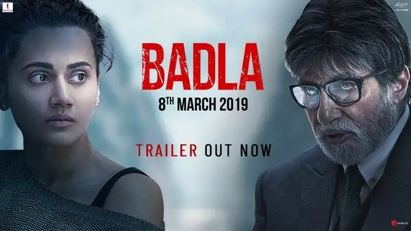 badla official trailer staring amitabh bachchan taapsee pannu