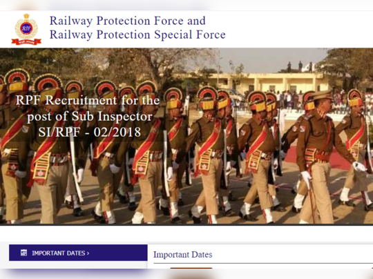 RPF SI RESULT 2019