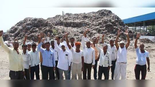 चिकलठाण्यात नागरिकांचे कचरा विरोधी आंदोलन, गाड्या थांबवल्या